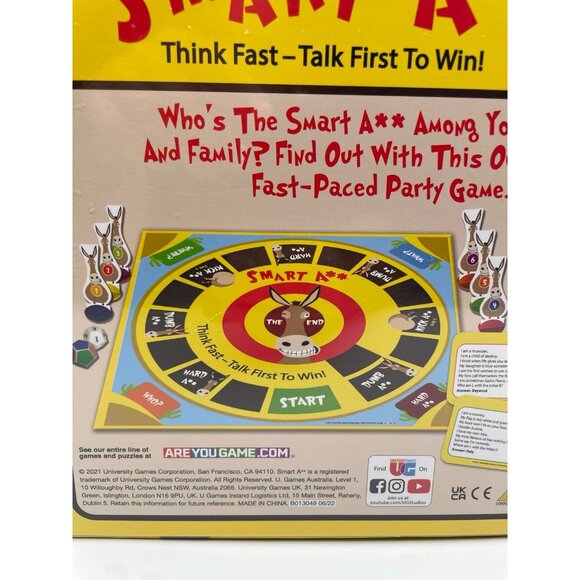SMART A** TRIVIA BOARD GAME - 2019 EDITION - FACTORY SEALED - Picture 7 of 8